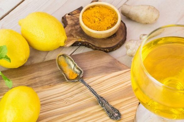 Uống với chanh, gừng và nghệ để tăng cường sinh lực